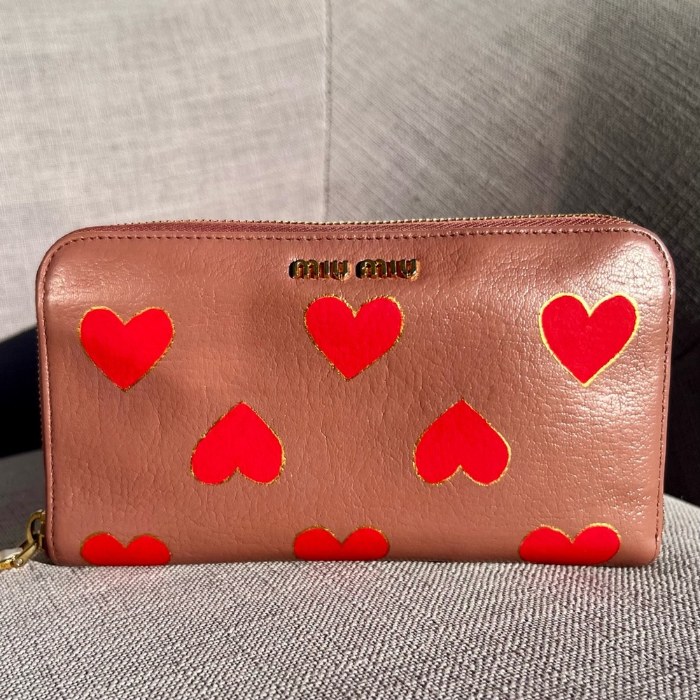 Miu Miu Long Wallet Custom Painted